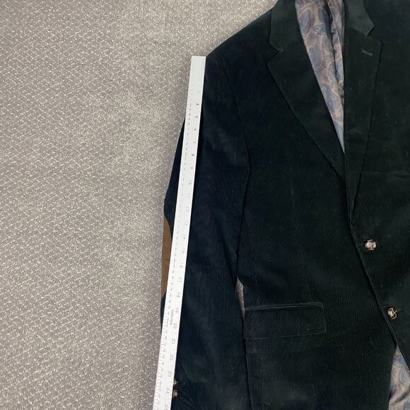 Lauren Ralph Lauren Corduroy Blazer Sport Coat Men's 40L Brown Elbow Patches - Picture 11 of 14